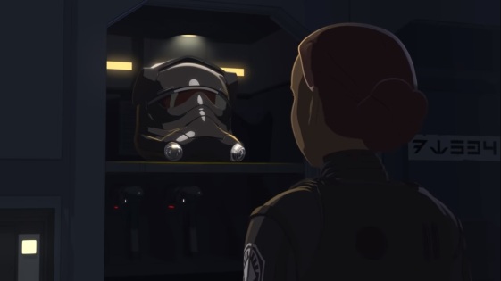 Star Wars Resistance into the unknown Tam TIE helmet