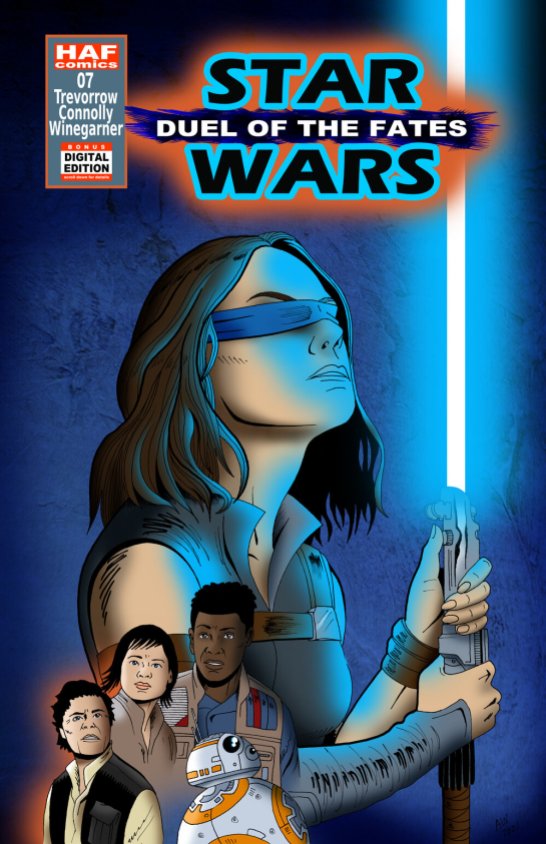 star wars episode 9 duel of the fates comic cover issue 7