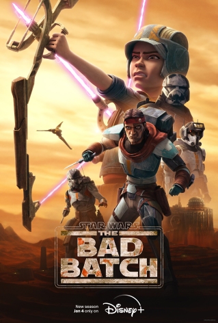 star wars series the bad batch season 2 poster december 2022